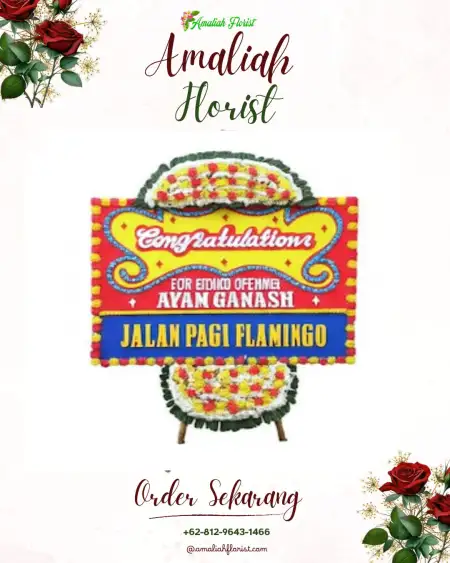 Sewa Papan Bunga Sindur